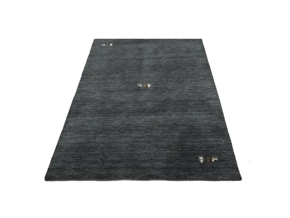 Modern Gabbeh Rug Tribal Pictorial Style Plush