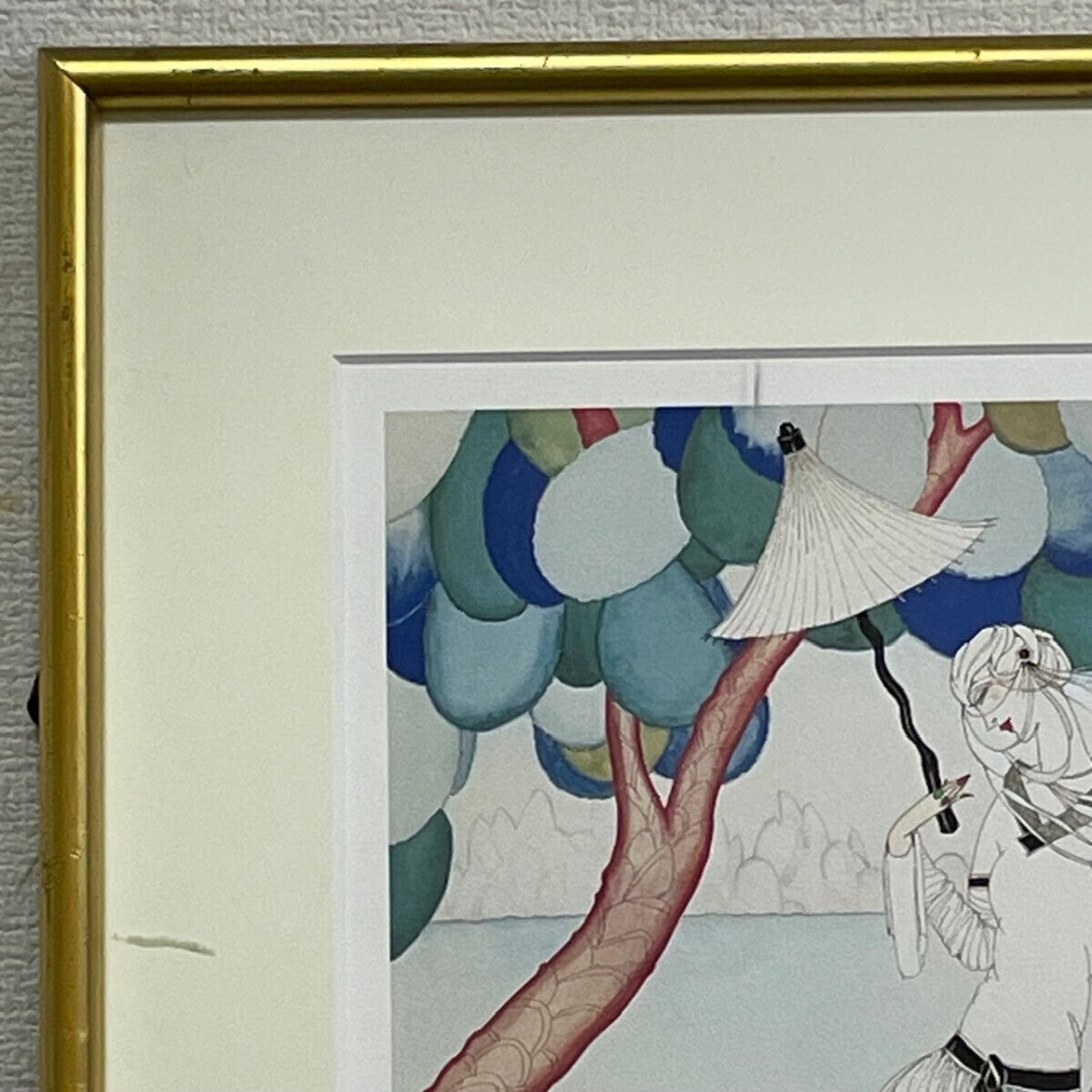 Helen Dryden (Us) Signed Lithograph Ed200 Framed Vogue Fashion Art Deco