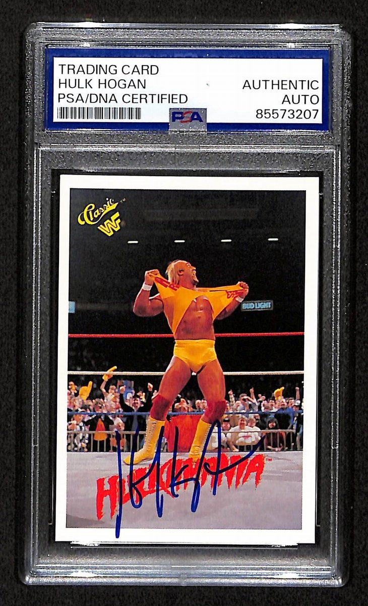 Hulk Hogan Signed/Autographed 1990 Classic Hulkamania Card #90 Psa/Dna 198778