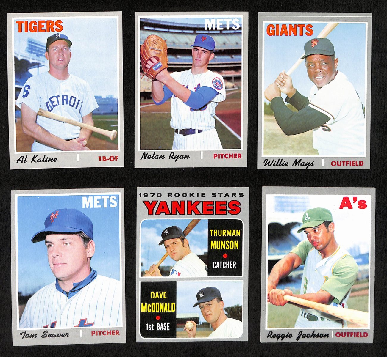 1970 Topps Baseball Card Complete Set (1-720)