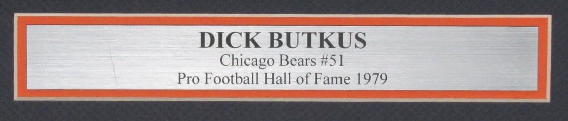 Dick Butkus Hof Signed/Auto 11X17 Photo Chicago