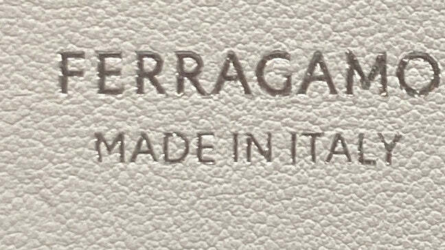 Salvatore Ferragamo Gancicni Top Handle Vanity Case Leather Micro