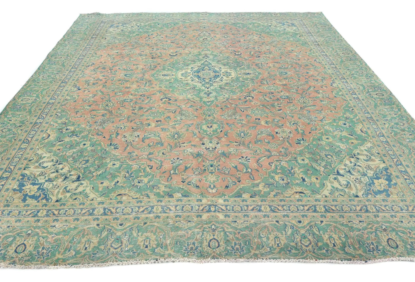 Handmade Semi-Antique Distressed Vintage Oriental