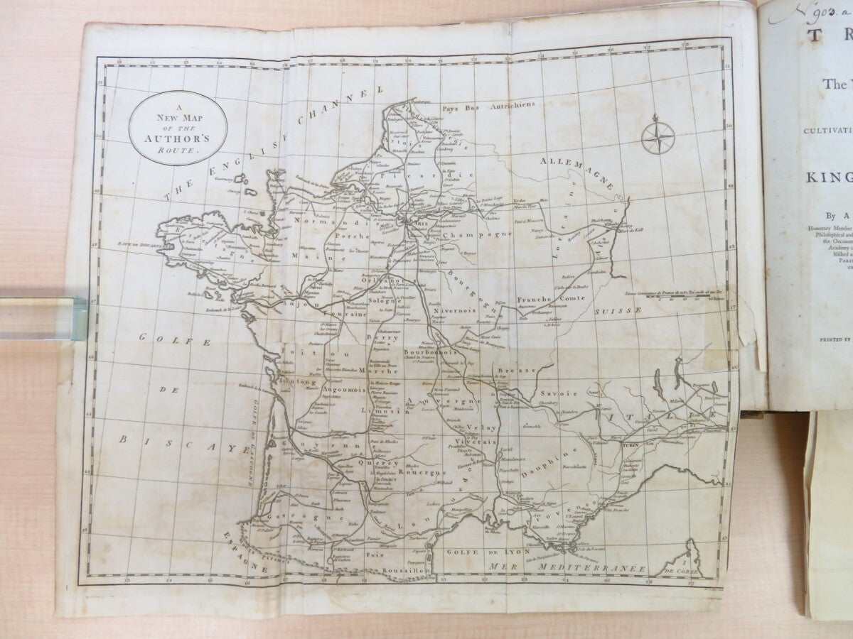 Arthur Young Travels During The Years 1787, 1788, & 1789, 1792 Bury St. Edmund'S