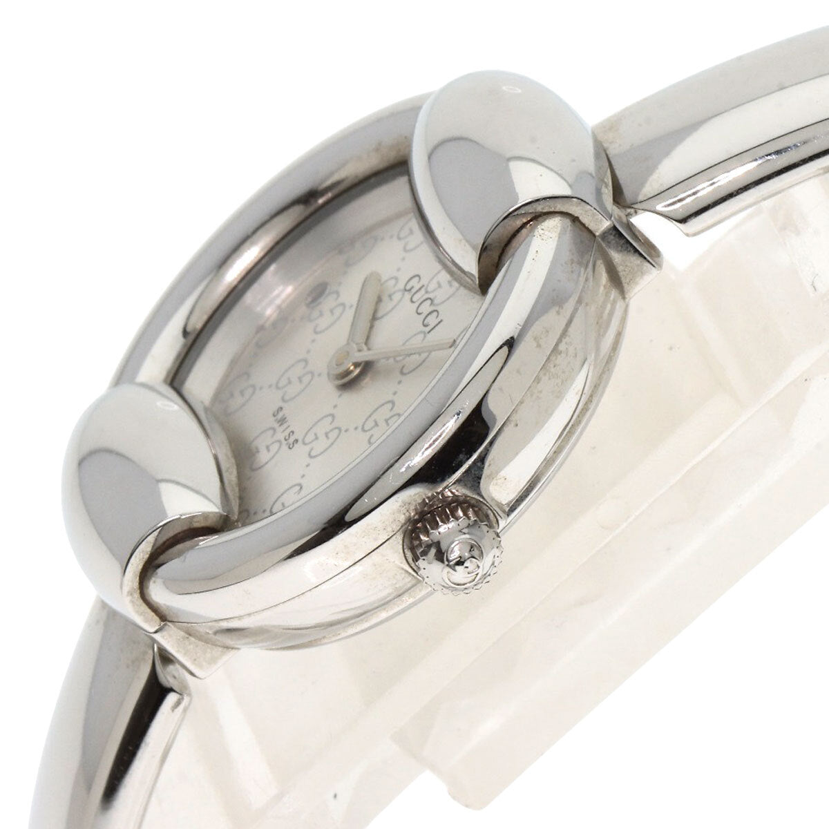 Gucci Round Face Watches 1400L Stainless Steel/Stainless Steel Ladies