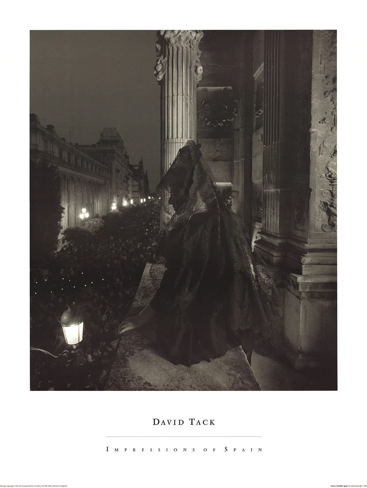 David Tack Easter Mantilla Spain " Poster Photography Brown