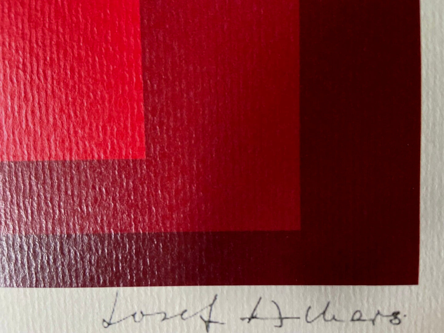 Josef Albers Lithograph Certified Numbered By