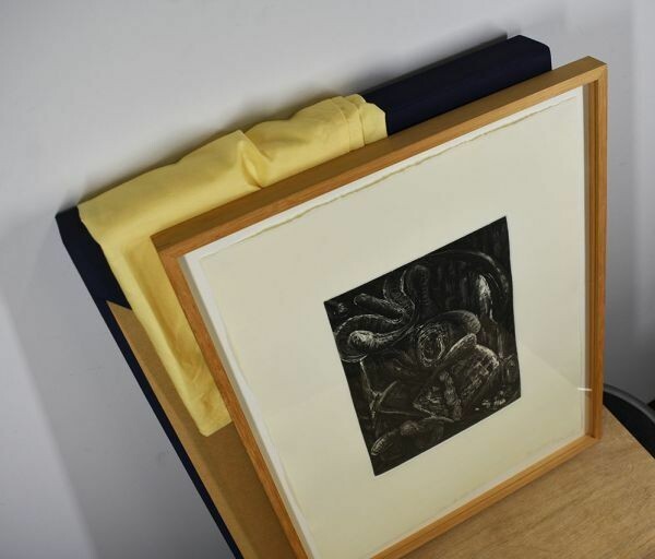 Bill Jensen (American, B. 1945) Original Intaglio Print 1989 Signed Framed Ed55