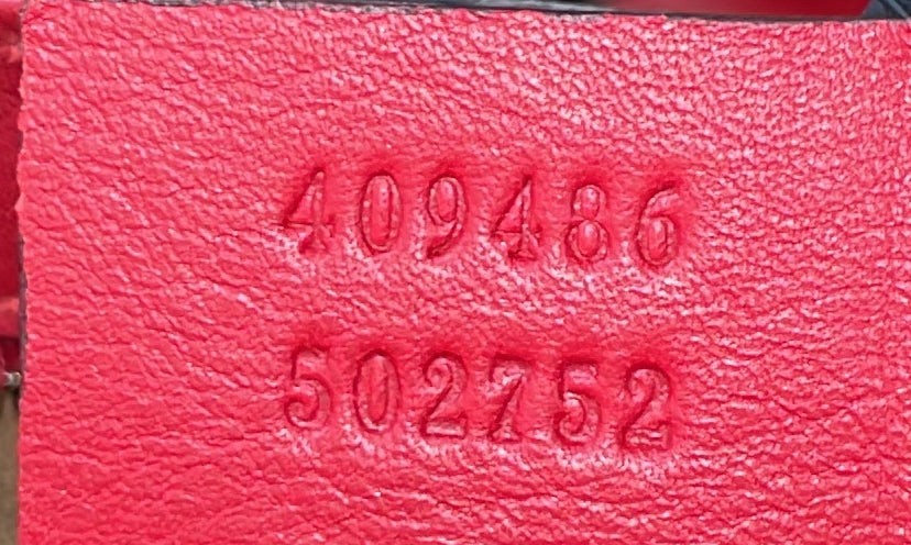 Gucci Padlock Shoulder Bag Gg Coated Canvas And Leather Medium