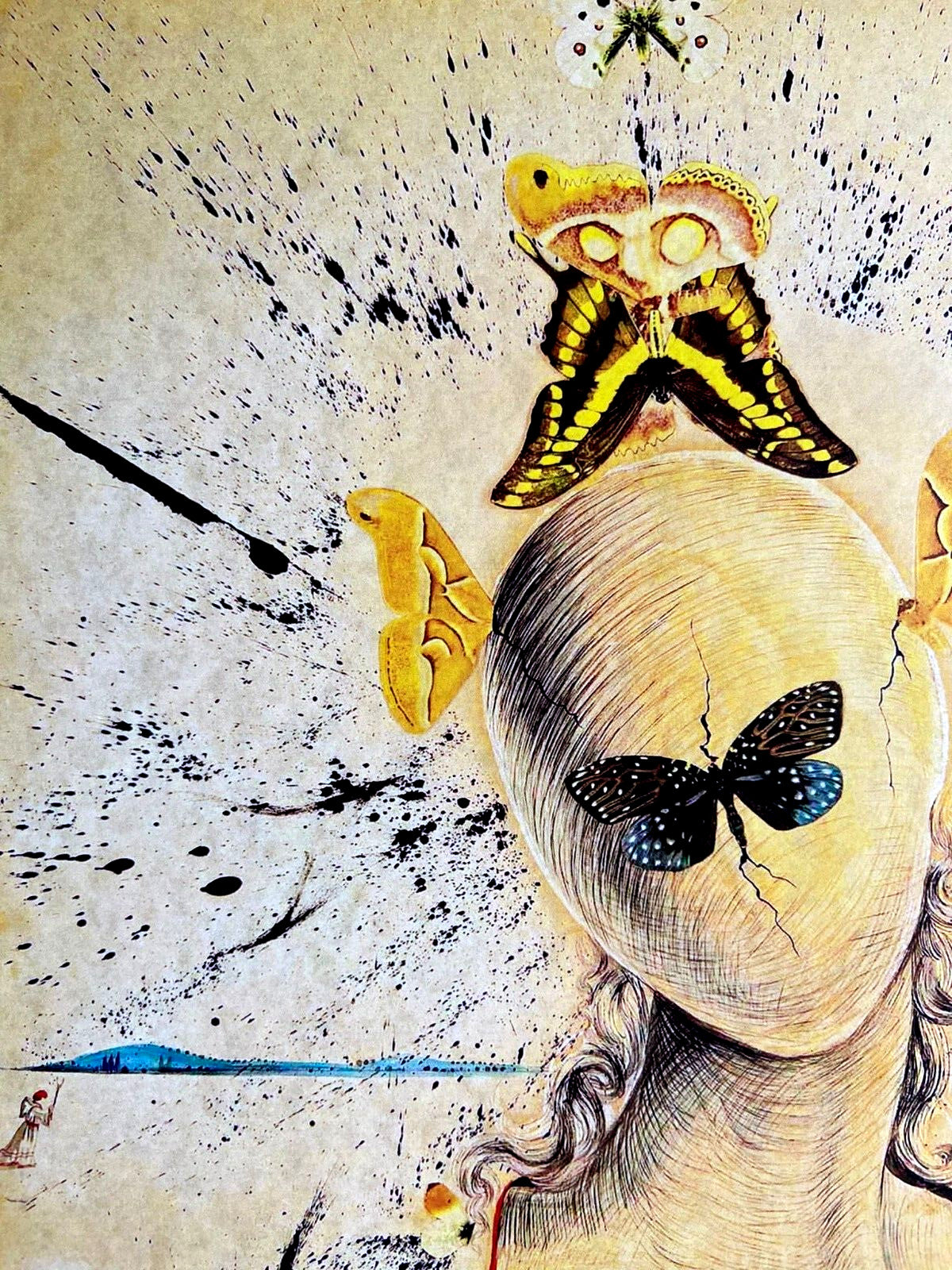 Salvador Dal Lithograph Coa Signed Numbered By