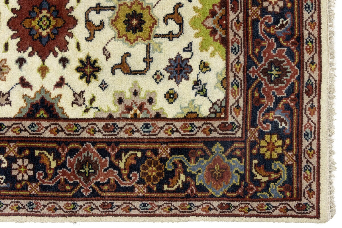Handmade Floral Design Chobi Rug Wool Oriental
