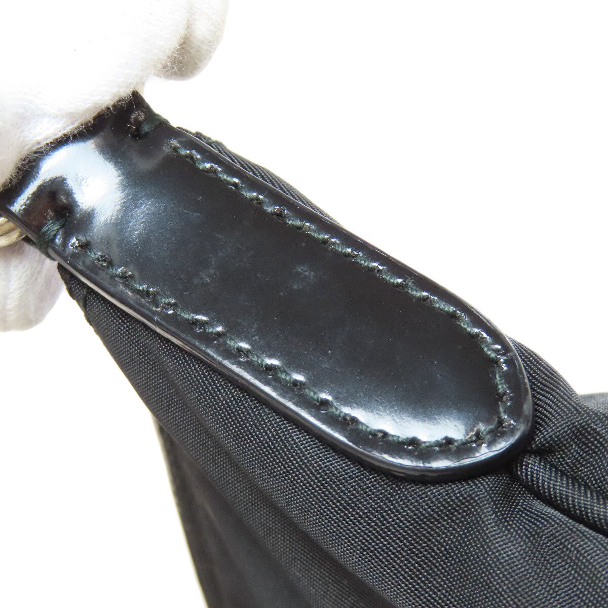 Prada Shoulder Bag Logo Hardware Nylon