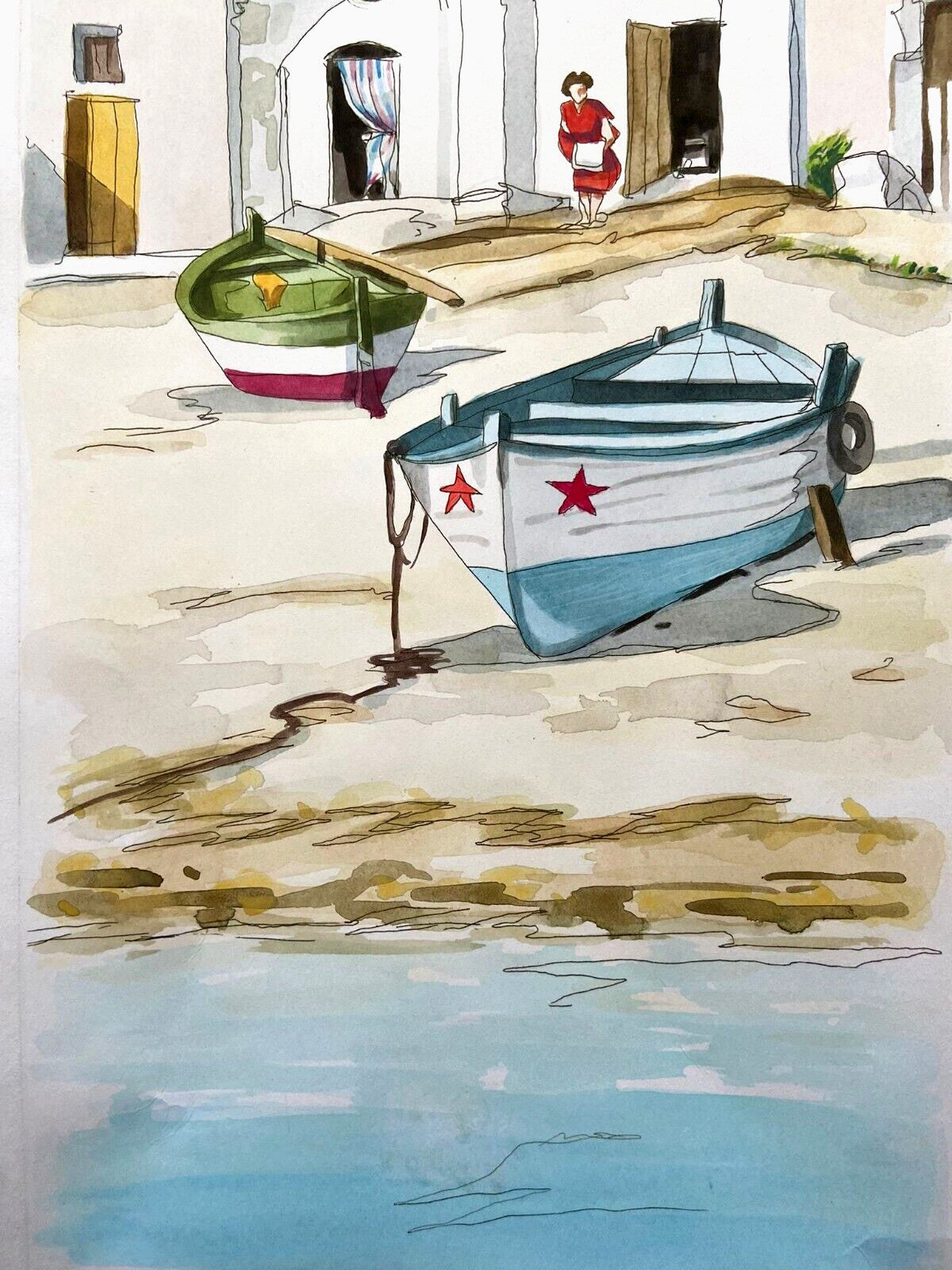 Aldo Riso 'The White House In Leuca' Hand