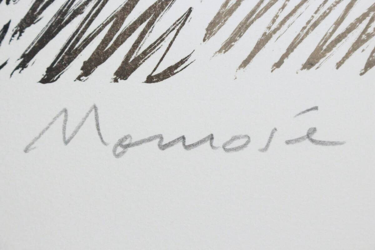 Hisashi Momose Strips Signed Original Lithograph Print Sheet Only