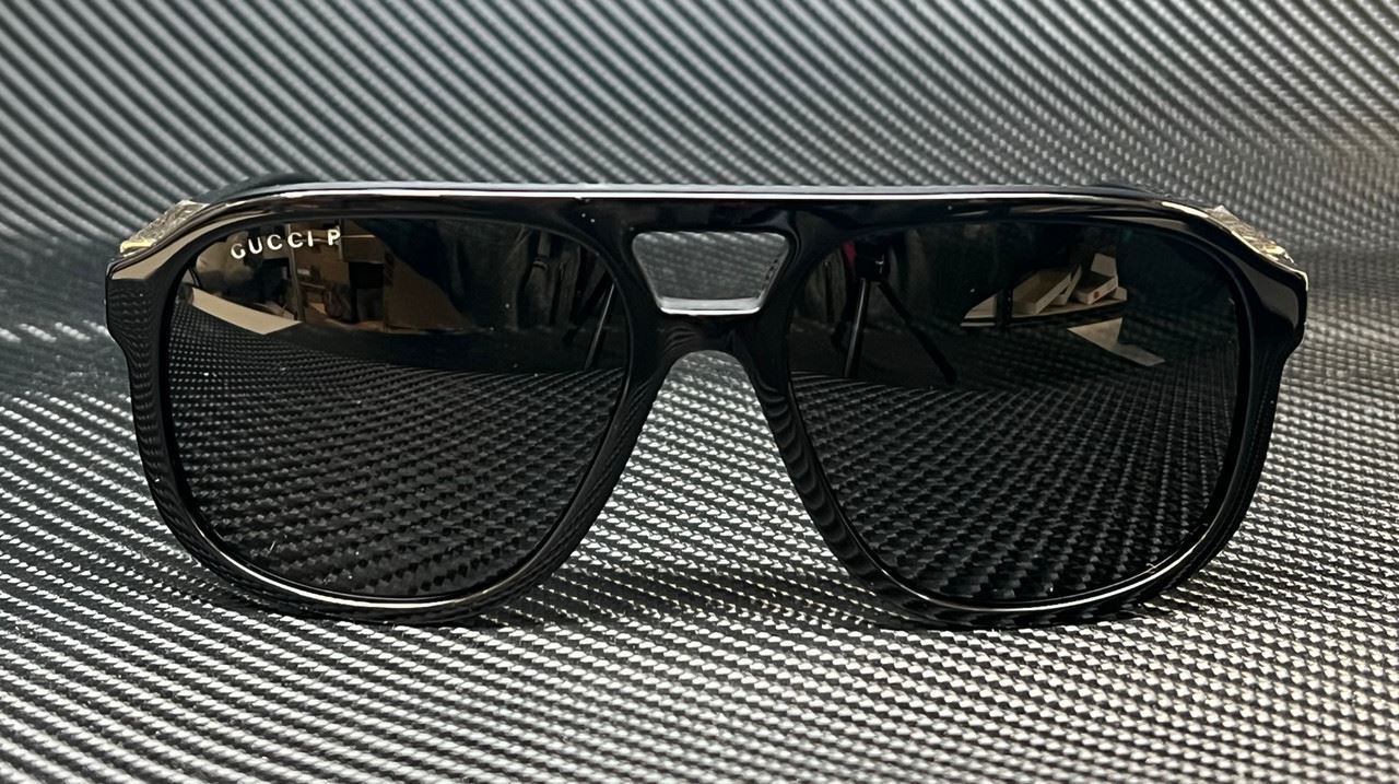 Gucci Gg1188S 001 Black Grey Polarized Unisex M