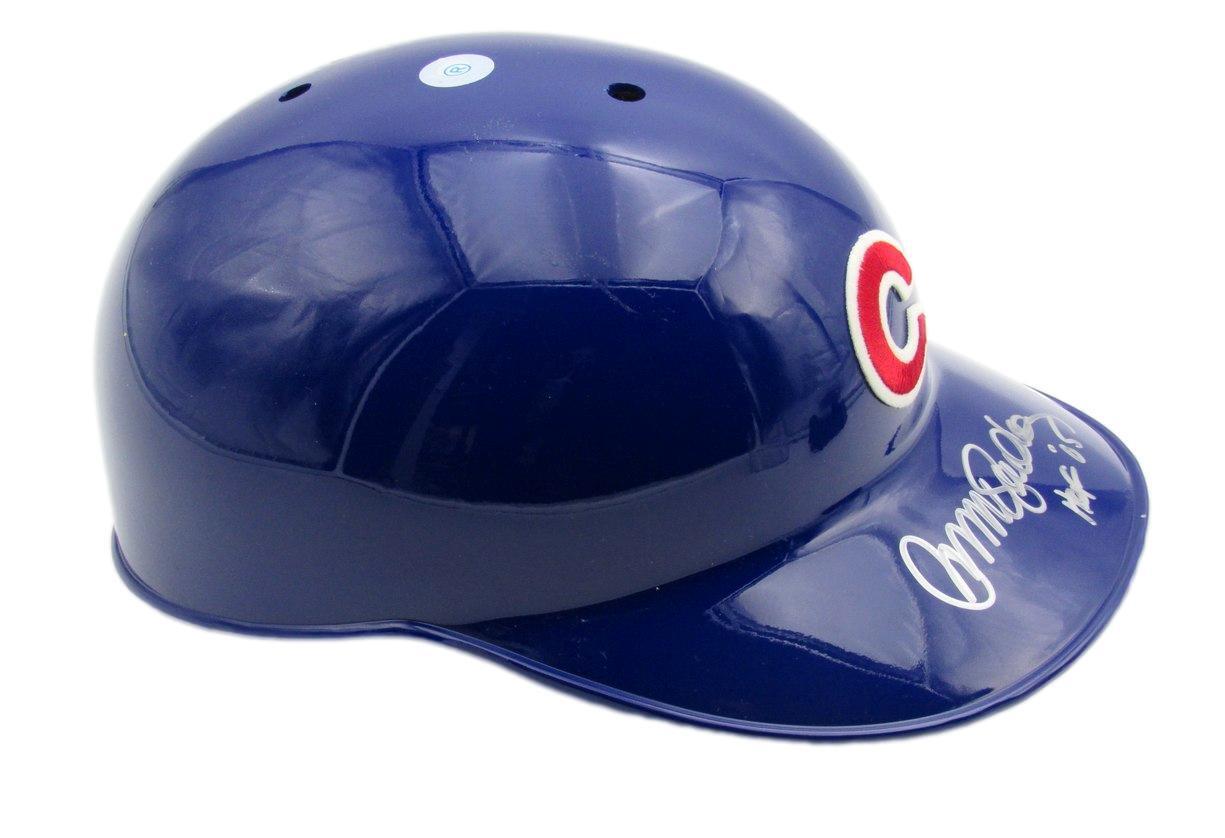Ryne Sandberg Hof Signed/Insc Mlb Batting Helmet