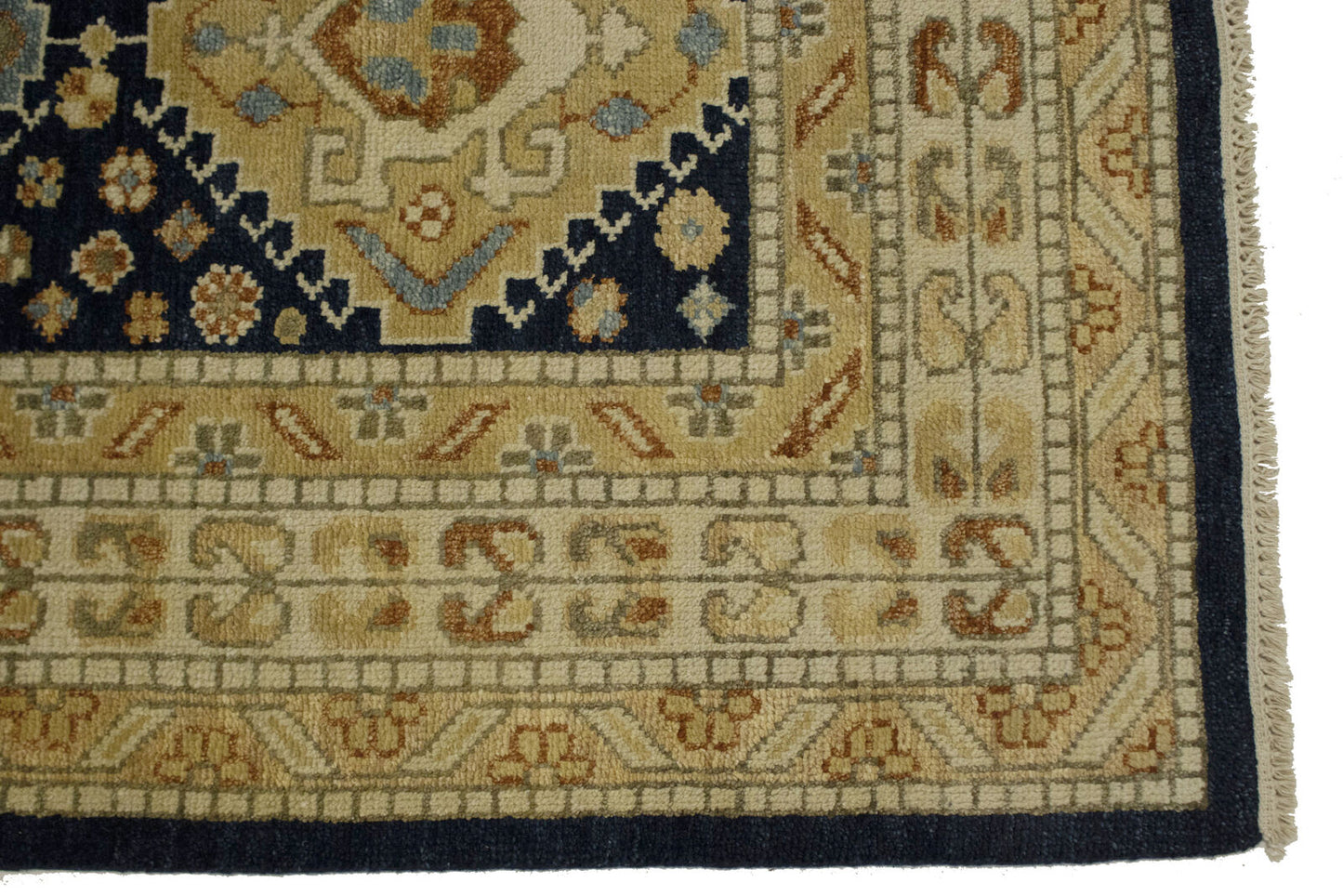 Rare Handmade Kazak Tribal Oriental Rug Geometric