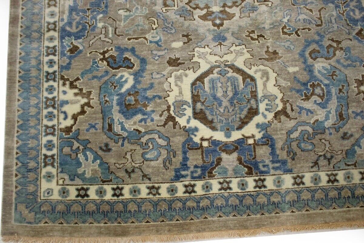 9X12 Ft Handmade Classic Osh Chobi Floral Rug