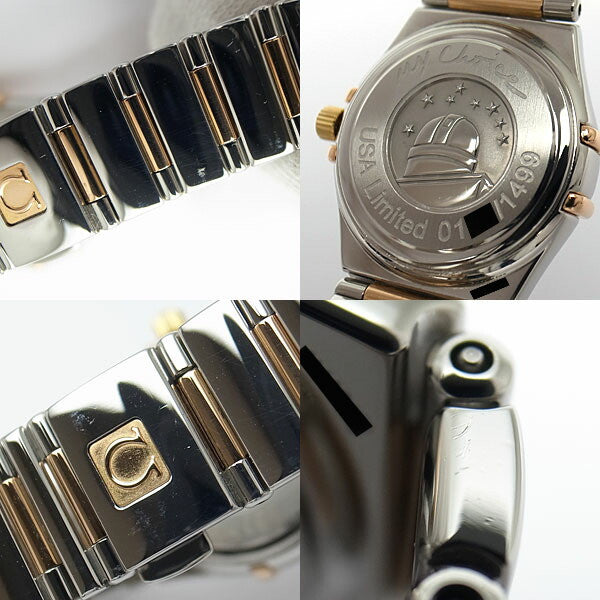 Omega Constellation 1357.77 Blue Case Size 22Mm Ladies Used Watch #21011