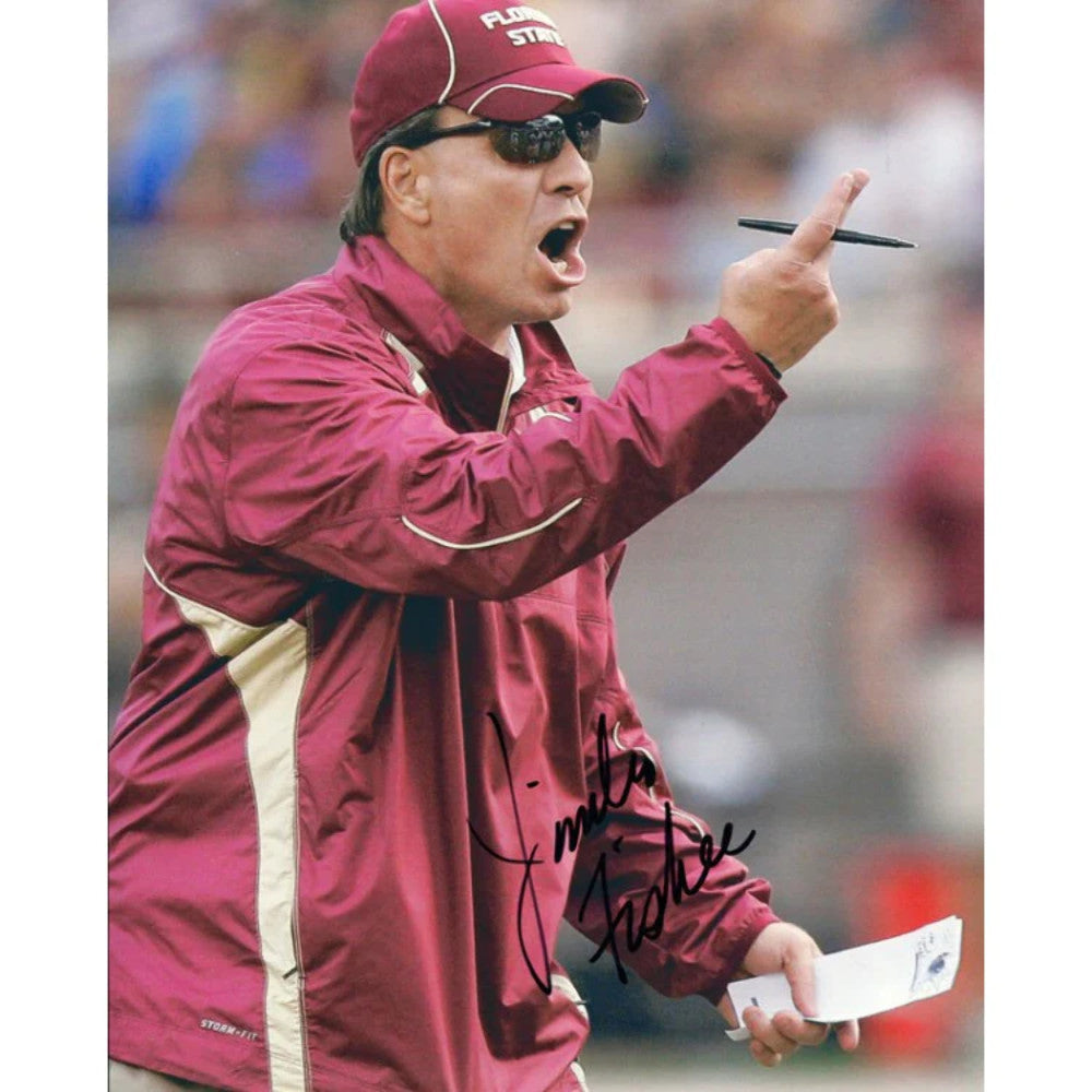 Jimbo Fisher Autographed 8X10 Florida State Photo