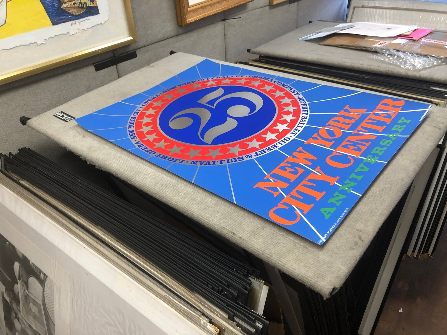 Robert Indiana New York City Center " Serigraph Pop Art Multi