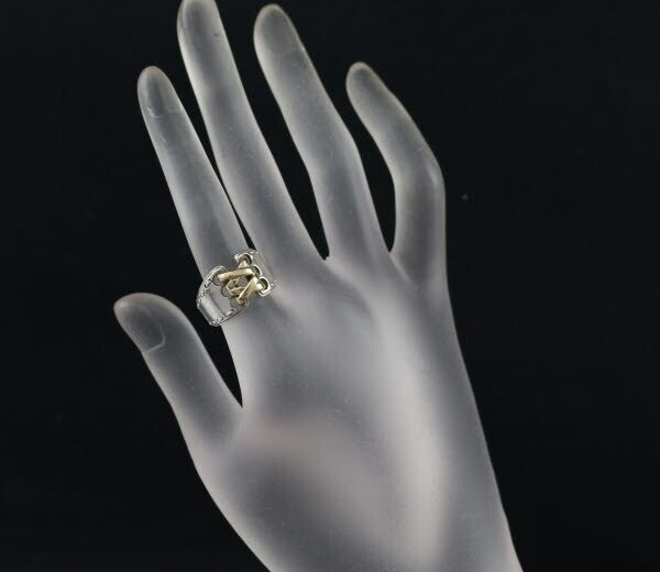 Hermes Ring Mexico Eu55 18K 750 Yellow Gold / 925 Sterling Silver