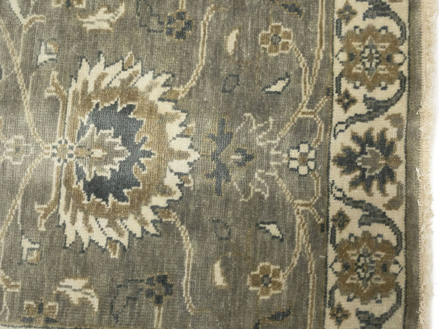 2'6X8 Ft Hand-Knotted Oushak Chobi Wool Runner