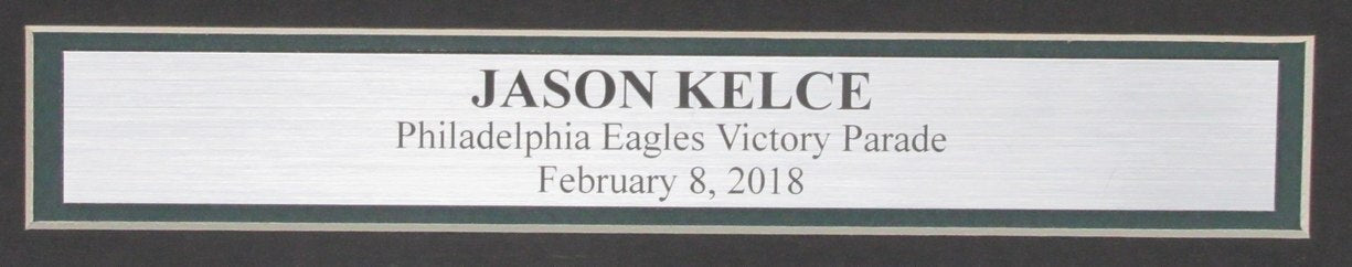 Jason Kelce Autographed 16X20 Photo Philadelphia