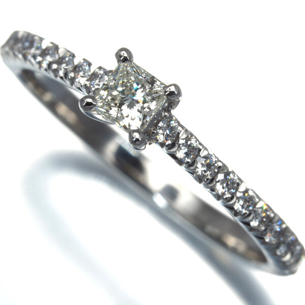 Tiffany&Co. Ring Princess-Cut Solitaire Diamond