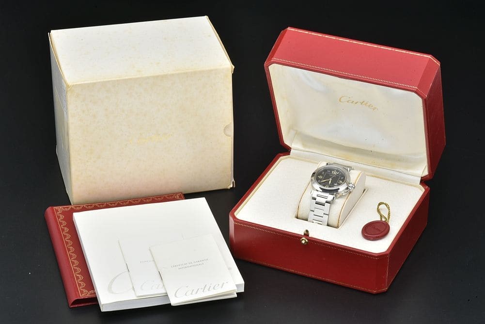 Cartier Pasha C Date Black Chic 2324 Boys W31043M7