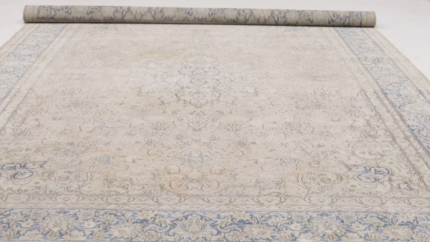 10X13 Ft Antique Distressed Vintage Oriental Rug