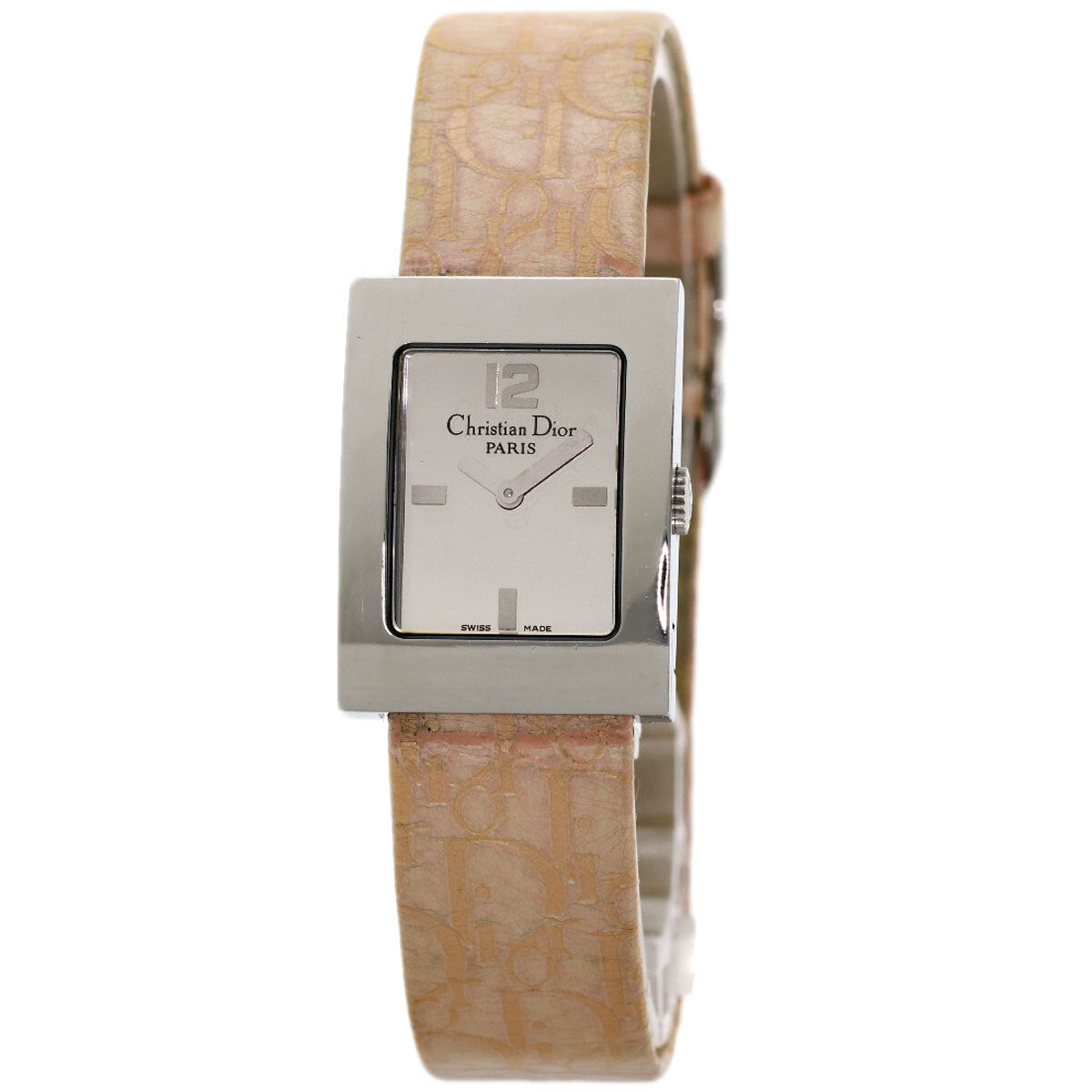 Christian Dior Maris Watches D78-109 Stainless Steel/Leather Ladies