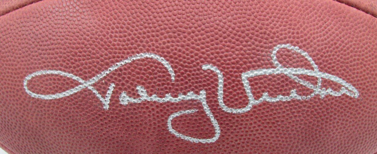 Johnny Unitas Hof Signed/Auto Wilson Nfl Football