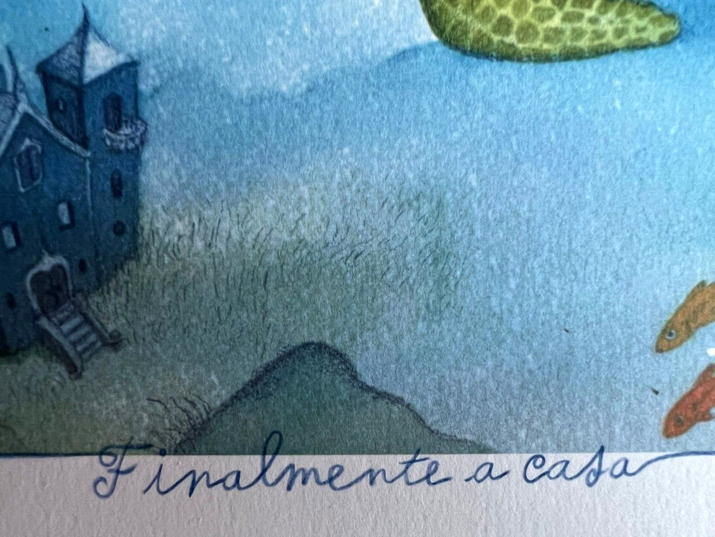 Alessandra Roberti Lithograph Tecnica Mista Pastello Firmata Numerata