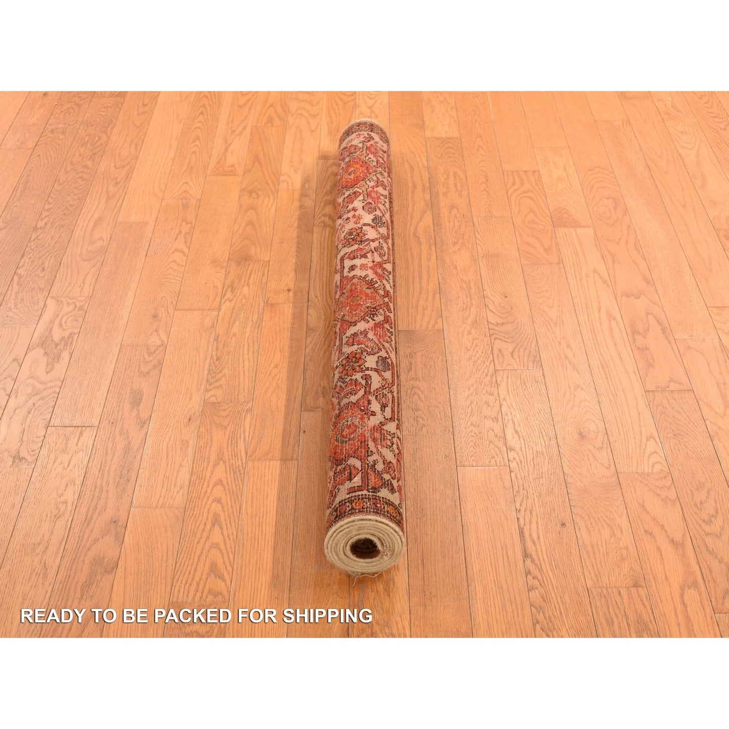 4'X6'2" Blue Antique North West Zoroastrian Clean Wool Hand Knotted Rug