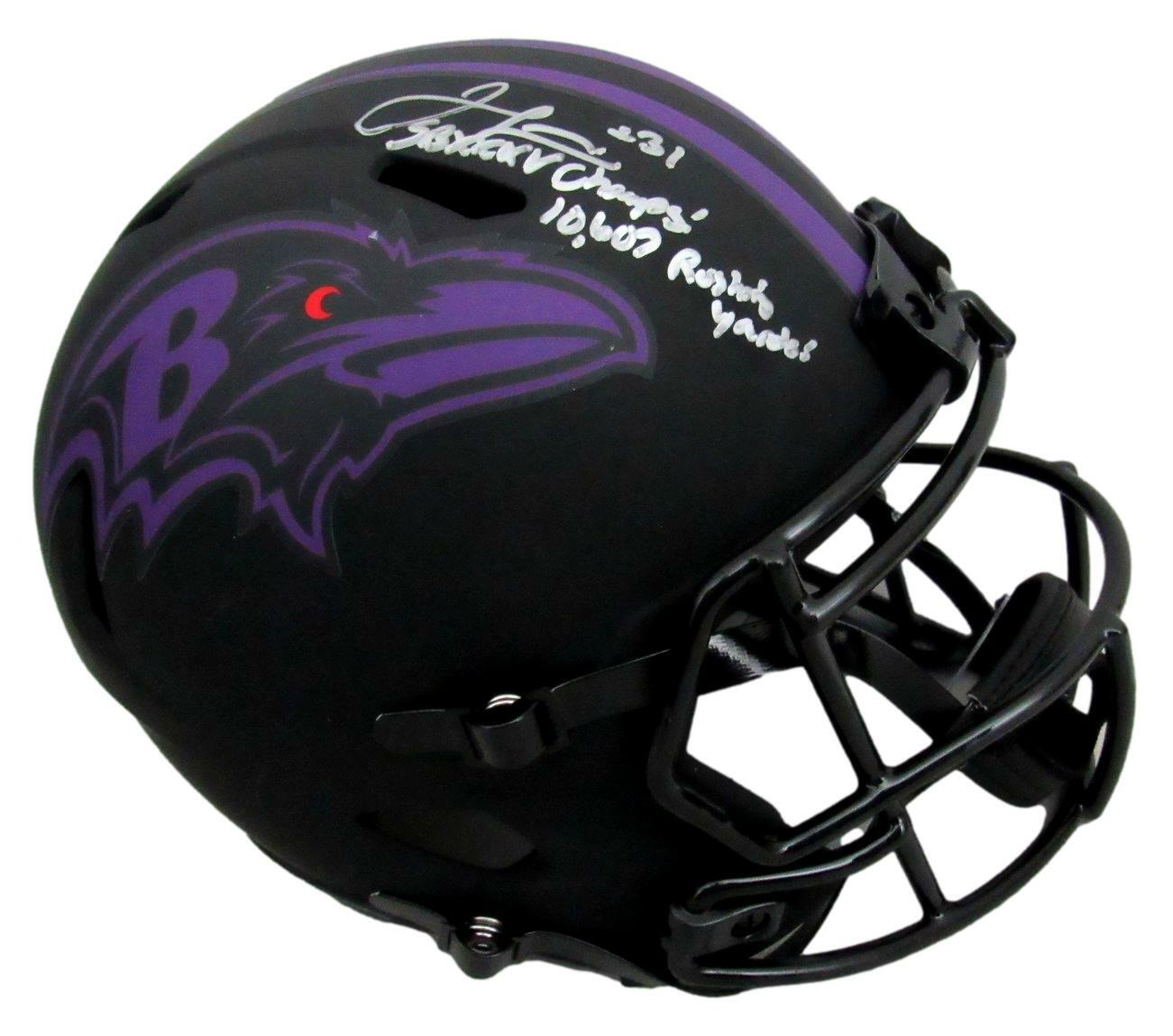 Jamal Lewis Signed Ravens Eclipse Replica Full