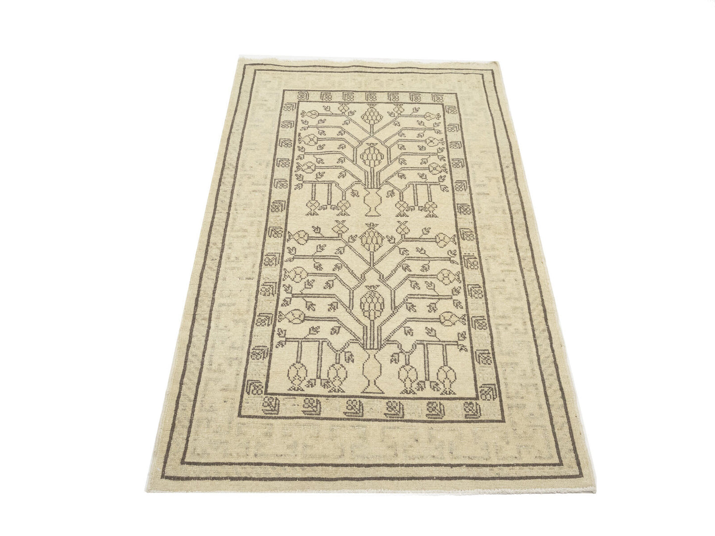 One-Of-A-Kind Handmade Vintage Oriental Rug
