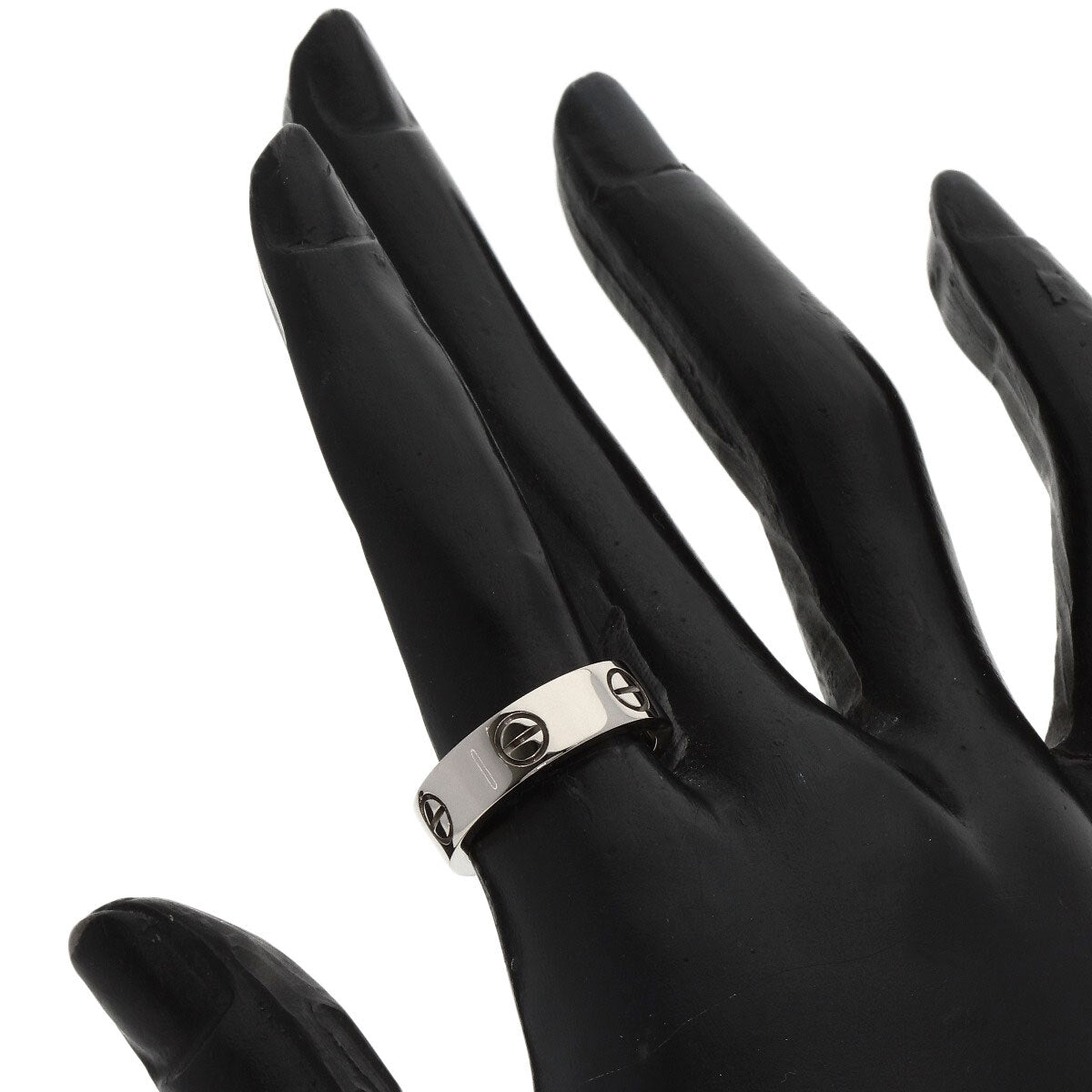 Cartier Ring Love Ring #52 K18 White Gold