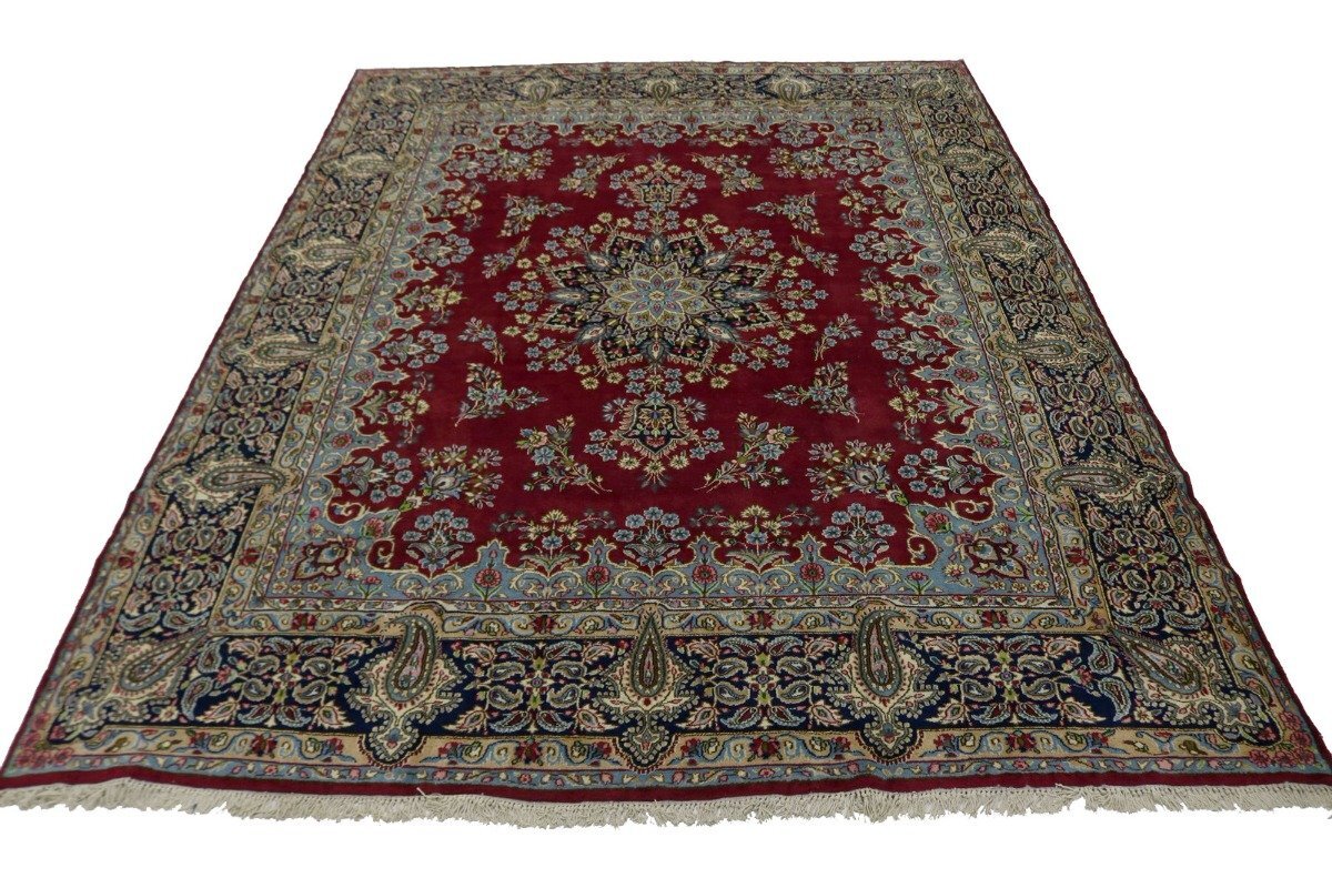 One-Of-A-Kind Vintage Handmade Oriental Rug