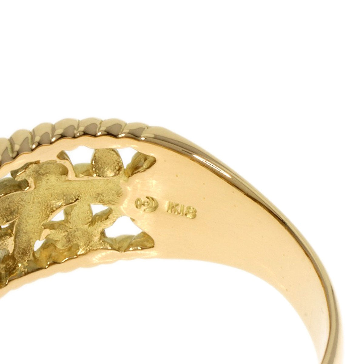 Tasaki Little Bird Diamond Ring K18 Yellow Gold