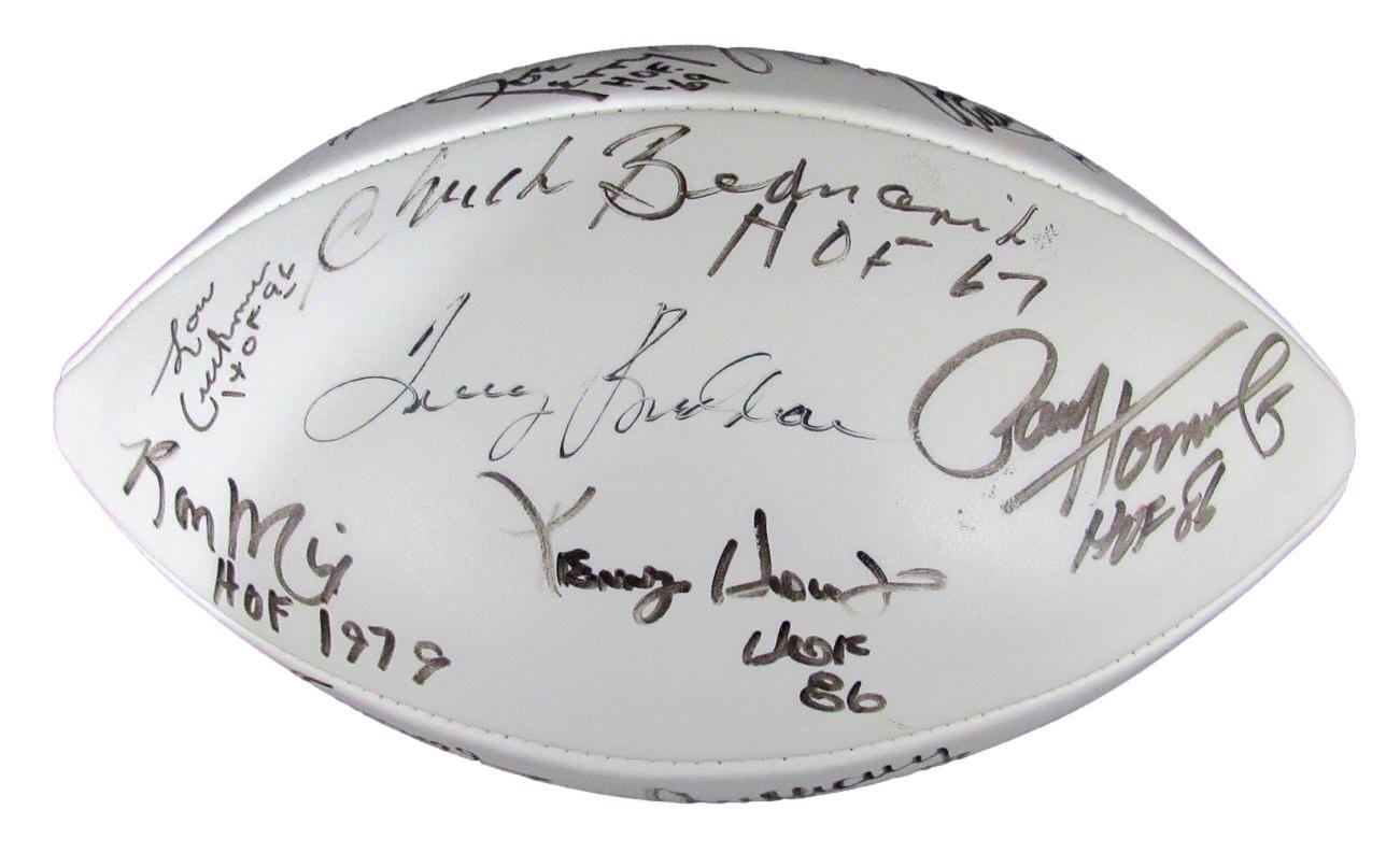 Nfl Hall Of Famers Multi-Autographed (19) Wilson