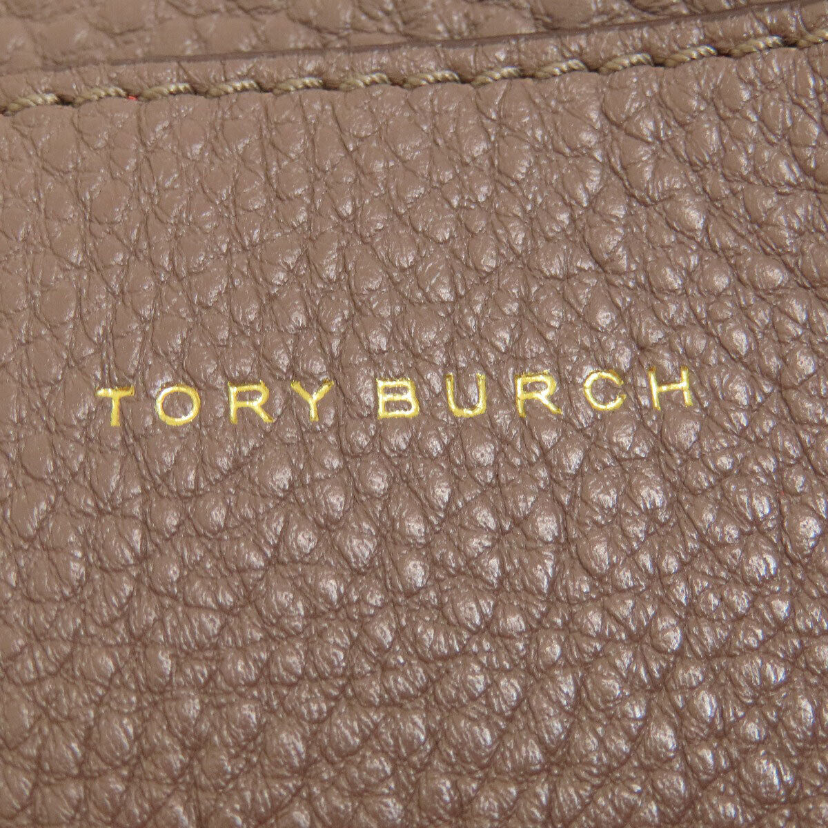 Tory Burch Tote Bag logo Leather