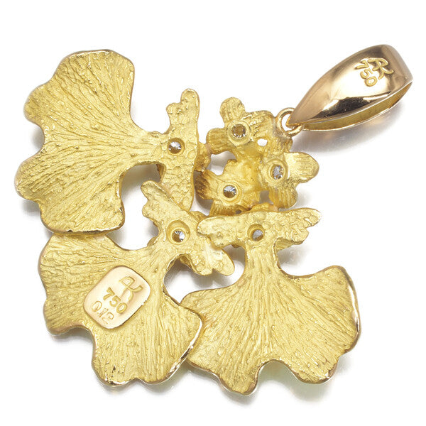 Ikeda Keiko Pendant Oncidium Diamond 0.12Ct