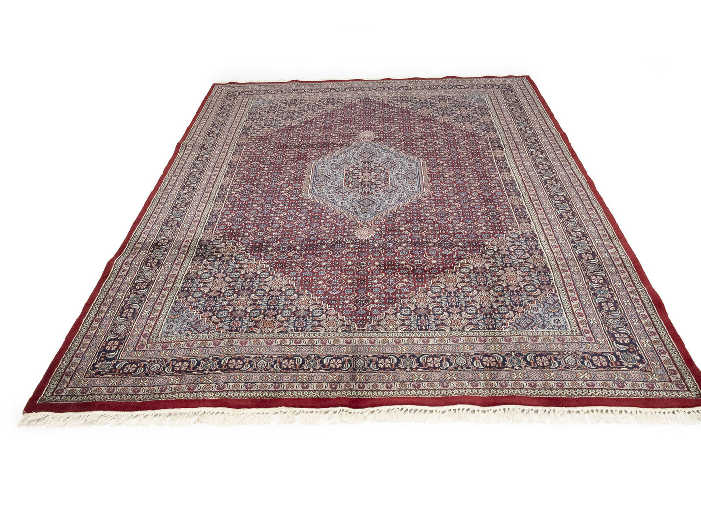 Floral Tribal Indo-Bidjar Oriental Wool Rug