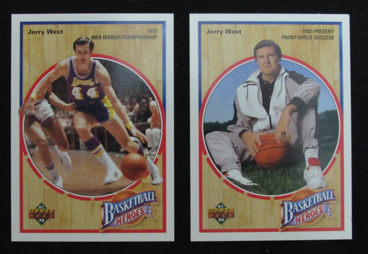 1992 Jerry West Hof Los Angeles Lakers Upper Deck