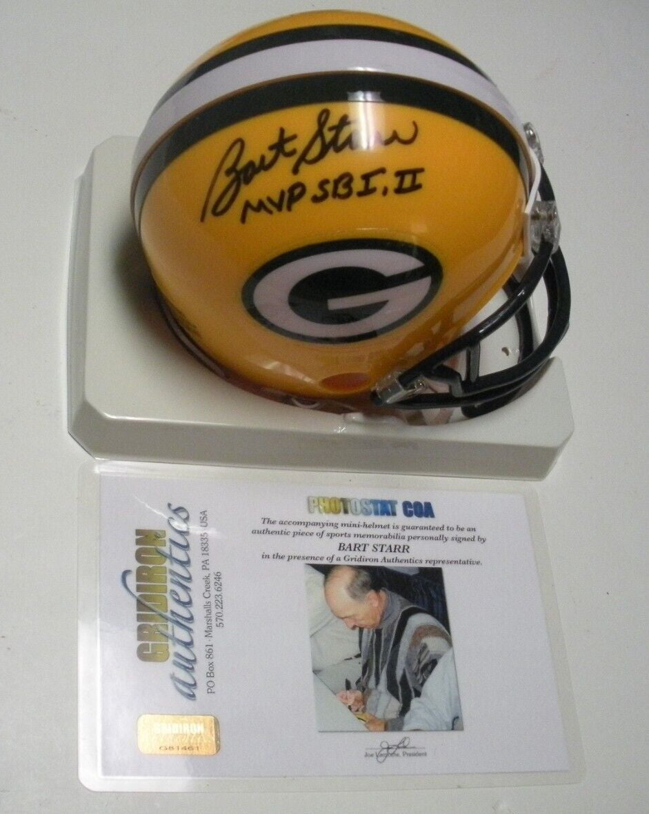 Bart Starr Green Bay Packers Sb Mvp Last One