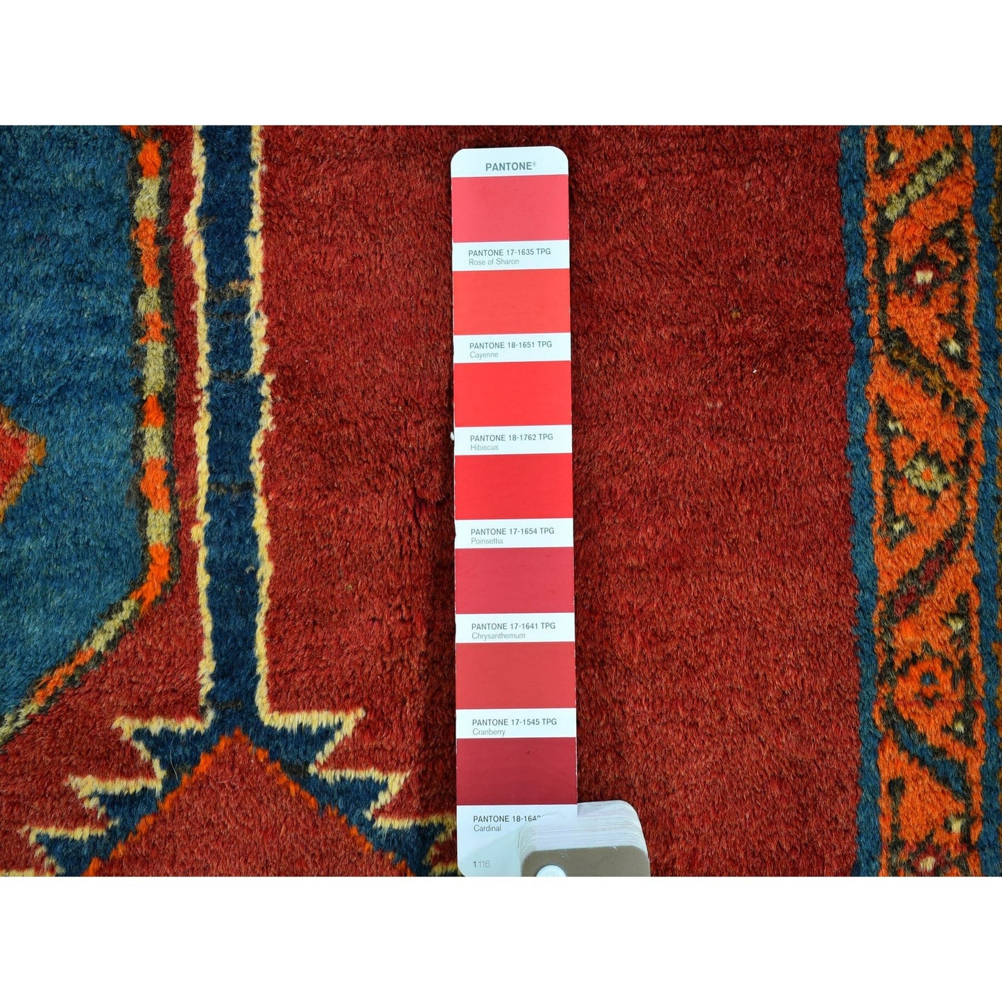 5'X12'9" Old West Farsian Wide Gallery Size Runner Wool Handknotted Rug
