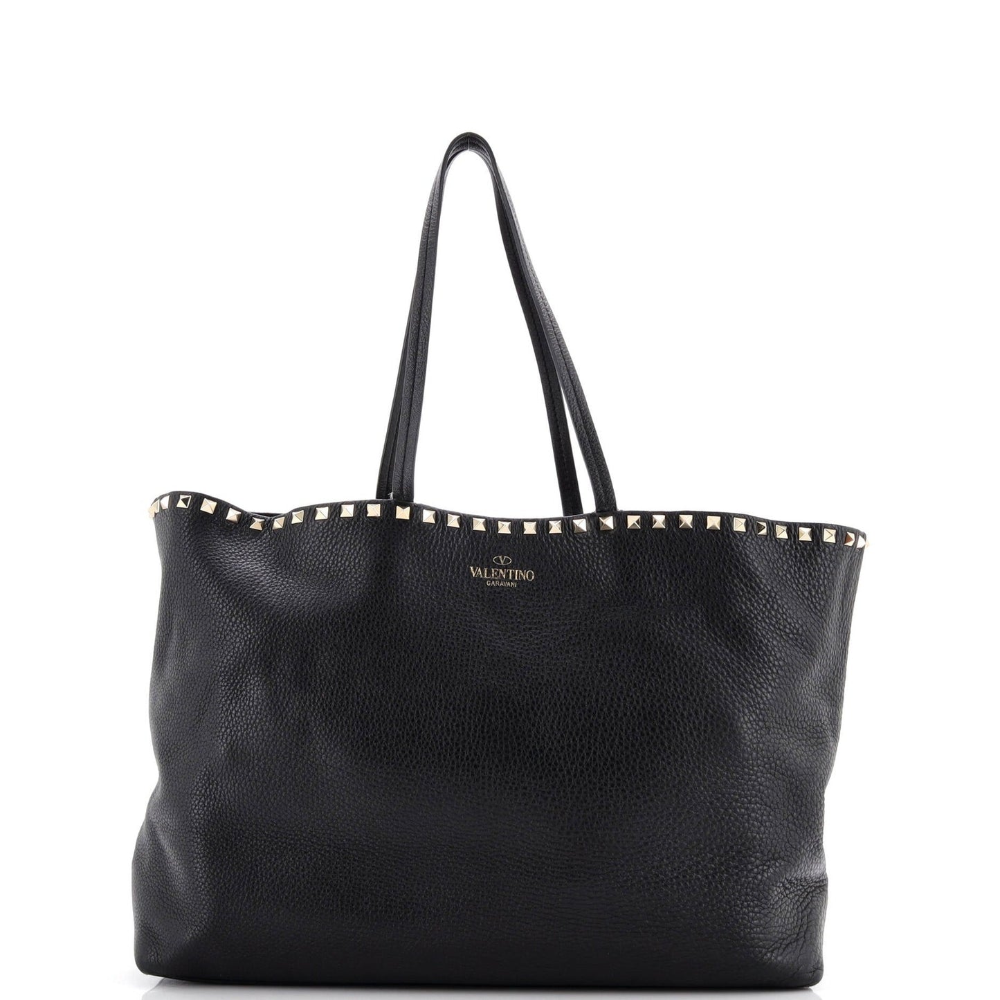 Valentino Garavani Rockstud Shopper Tote Leather Large