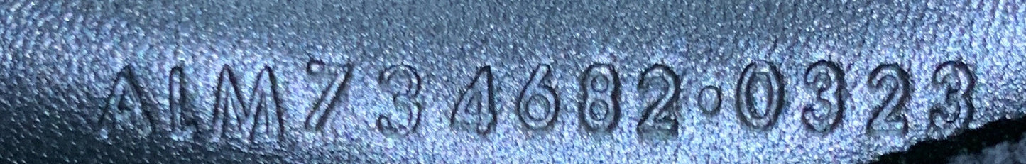 Saint Laurent Rive Gauche Drawstring Sling Bag Embroidered Canvas