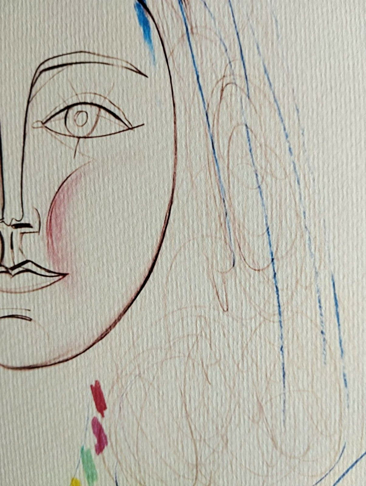 Pablo Picasso, Lithograph Coa Signed Numbered